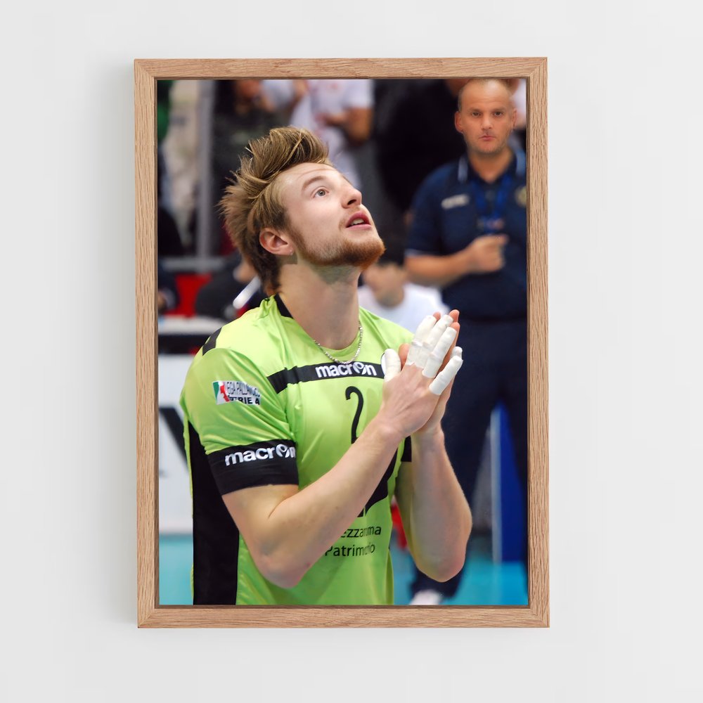 Poster Ivan de zaytsev – affiche Volleyball (vue 4)
